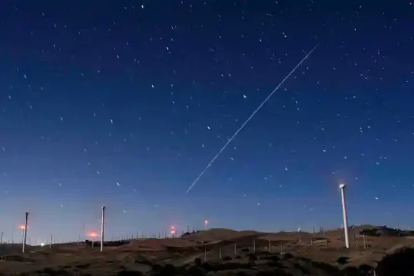 meteor shower california