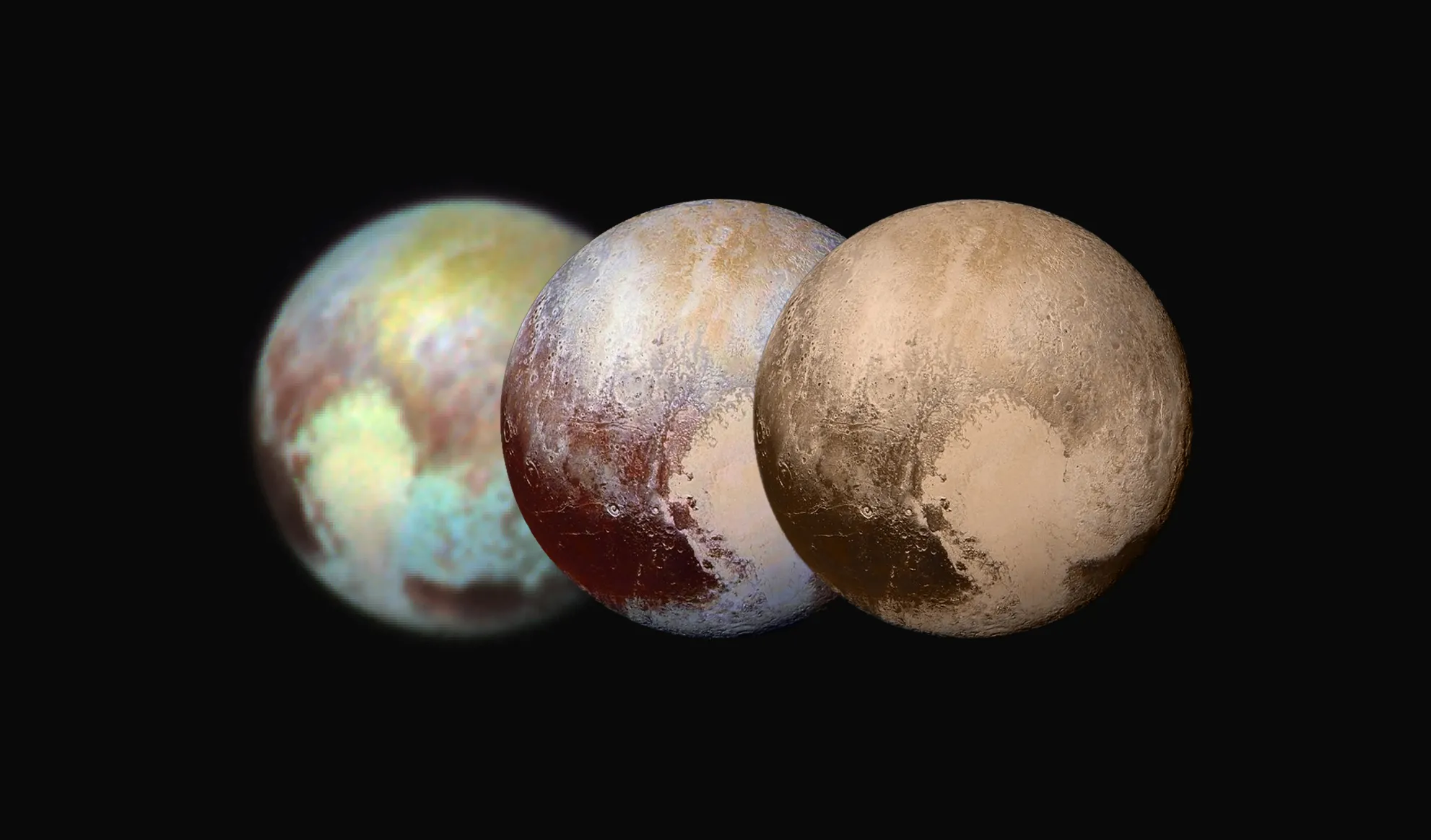 pluto planet color